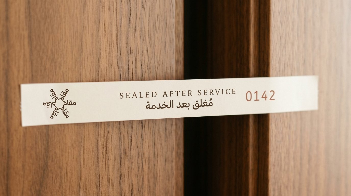 Sealed after service, serial 0142